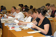 Ballots were counted May 11 by the American Arbitration Association, under the supervision of the Rank and File Bargaining Advisory Committee.