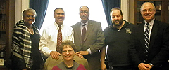 Missouri APWU members meet with Rep. William 