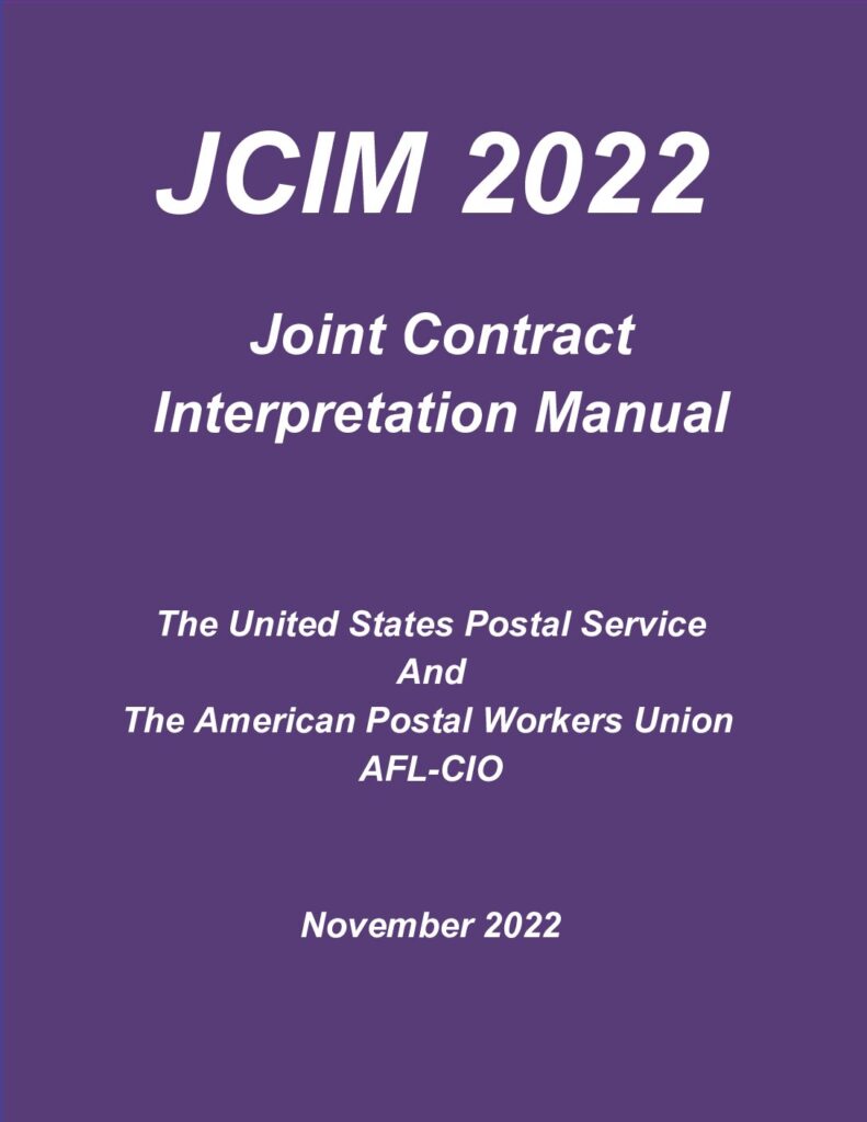 2022 JCIM (Joint Contract Interpretation Manual)