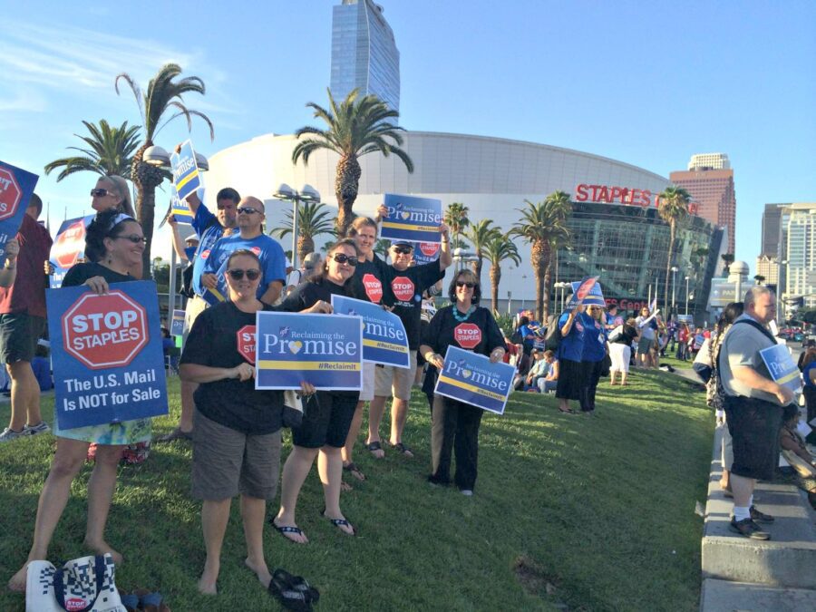 AFT  Delegates Adopt ‘Don’t Buy Staples’ Resolution, Rally in Support of U.S. Postal Workers's image