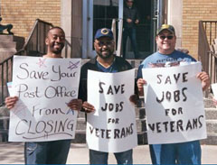 Postal Workers Picket as Senate Begins Debate's image