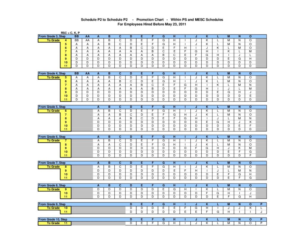 Promotion Chart Updated 2011/05/23