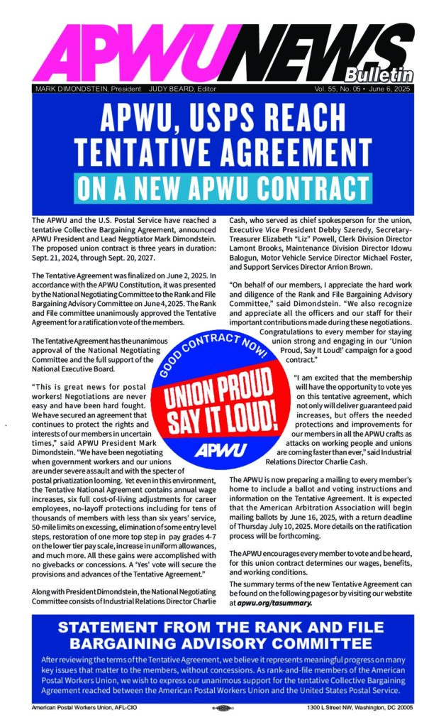 June 2025 Tentative Agreement - spread