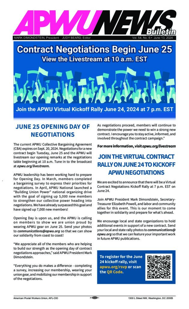 June 2024 Contract Negotiations