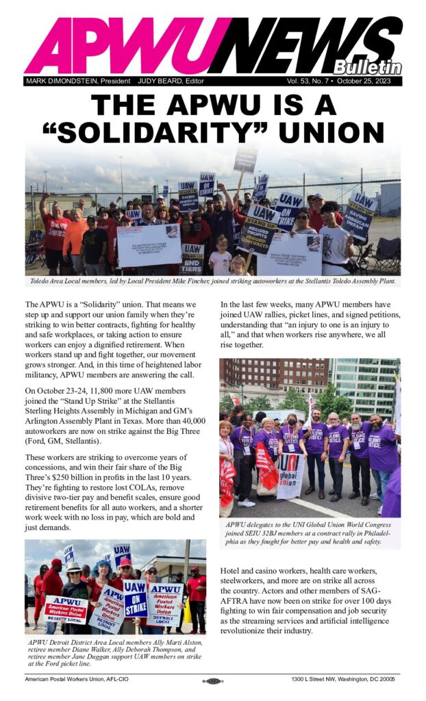 October 2023 Solidarity Union