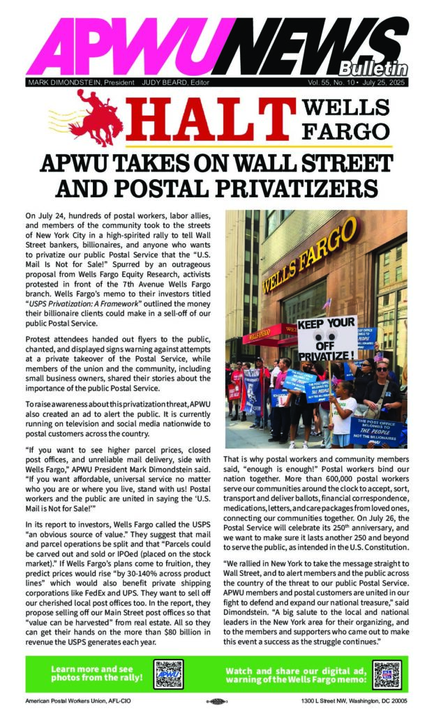 July 2025 Wells Fargo Protest