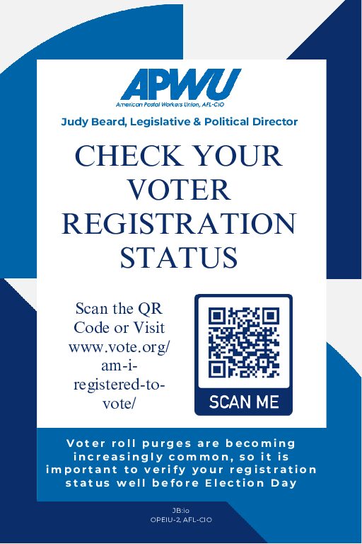 Voter Registration Printable Flier