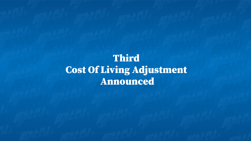 Third Cost-of-Living Adjustment Announced's image